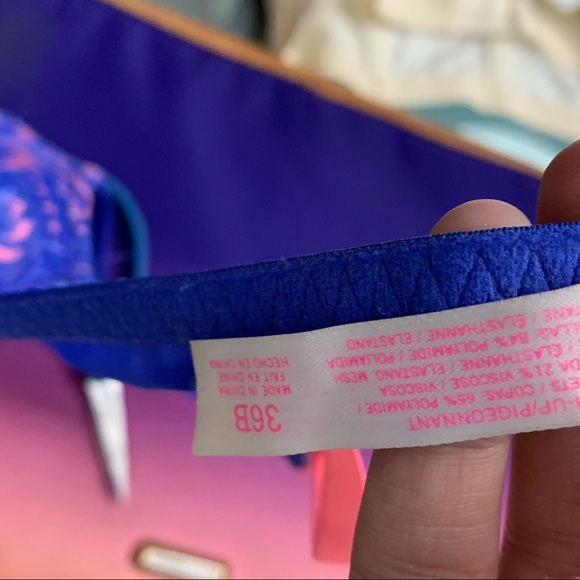 Victoria’s Secret Pink Purple / Pink Lace Push Up - Picture 7 of 7